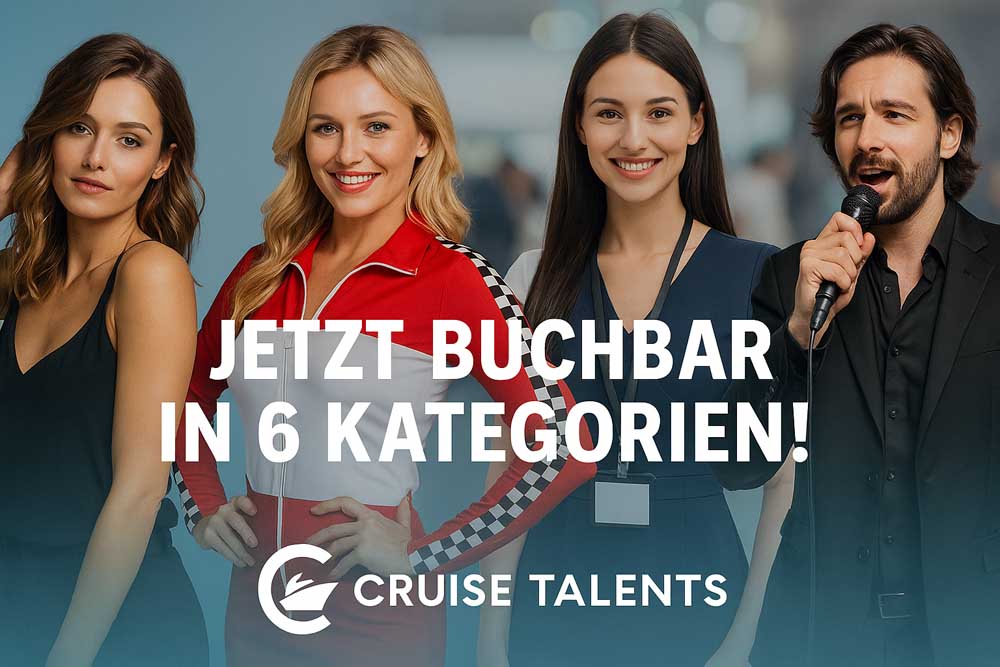 Cruise Talents startet durch: Jetzt Talente in 6 Kategorien buchen